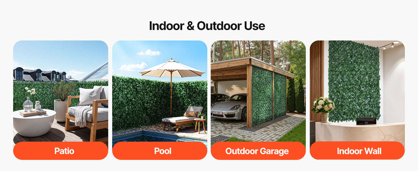 Artificial Green Wall Privacy Fence for Outdoor Garden Yard Balcony Decor-59x118inch Backcloth / United States