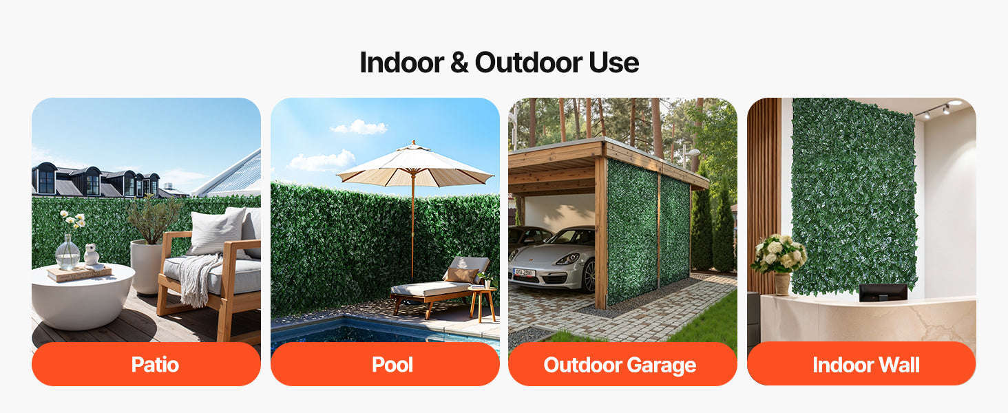Artificial Green Wall Privacy Fence for Outdoor Garden Yard Balcony Decor-59x118inch Backcloth / United States