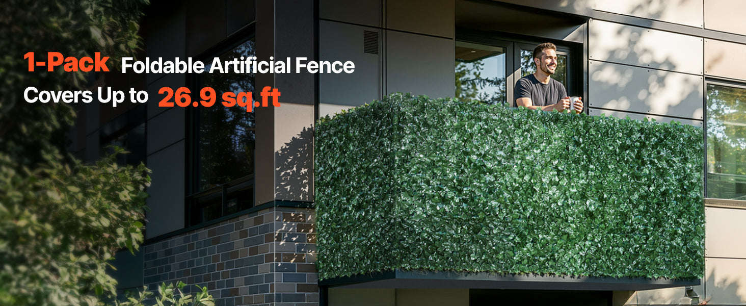 Artificial Green Wall Privacy Fence for Outdoor Garden Yard Balcony Decor-59x118inch Backcloth / United States