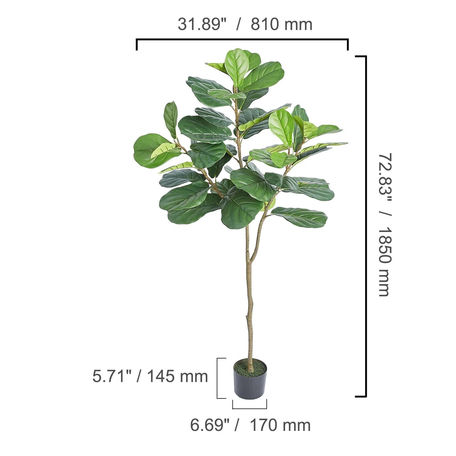Artificial Olive Tree 4FT 5FT 6FT Tall Faux Plant-6ft Type3 / Poland
