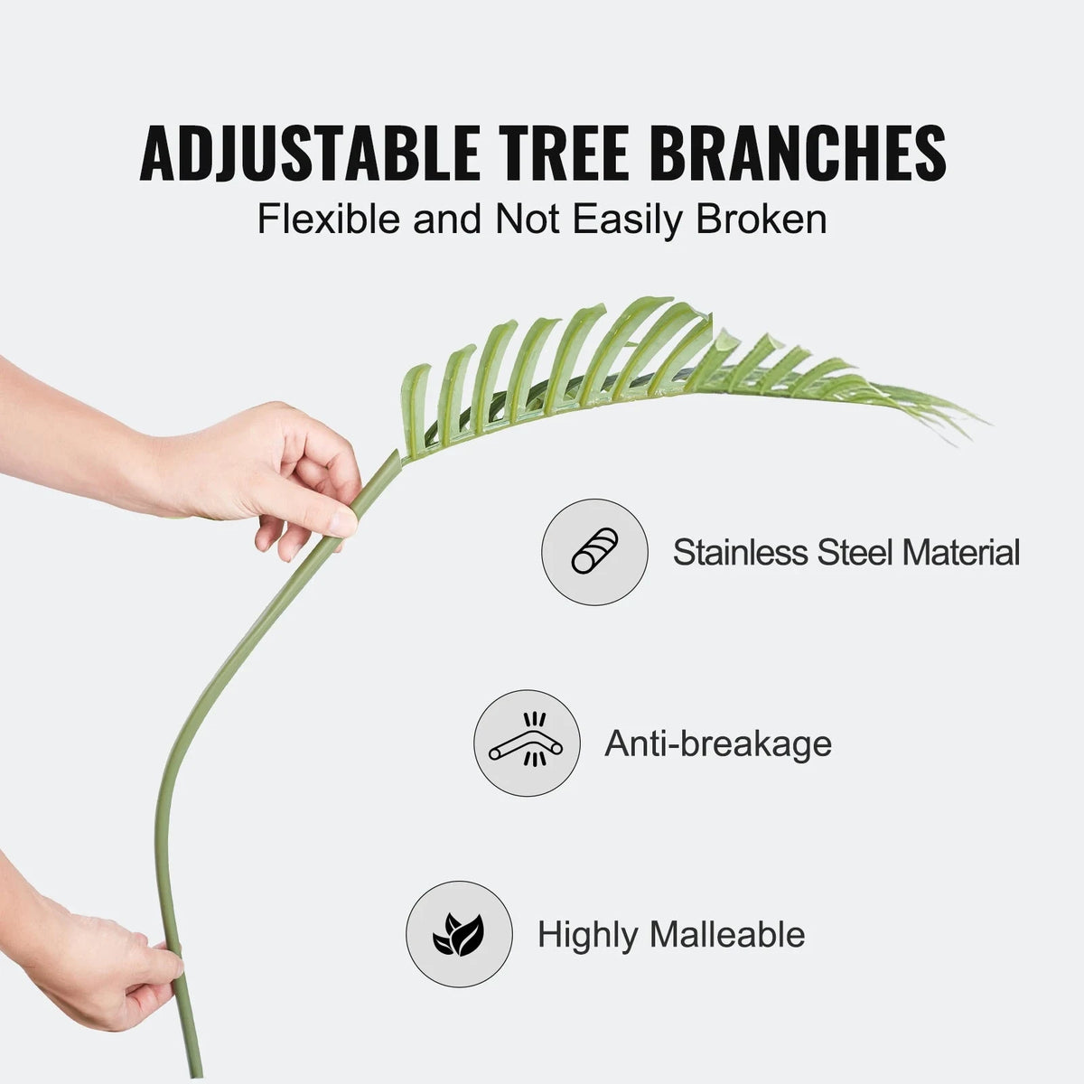 Artificial Palm Tree 4/5/6 FT Faux Plant with Anti-Tip Tilt Protection-Type 5  1PCS / United States