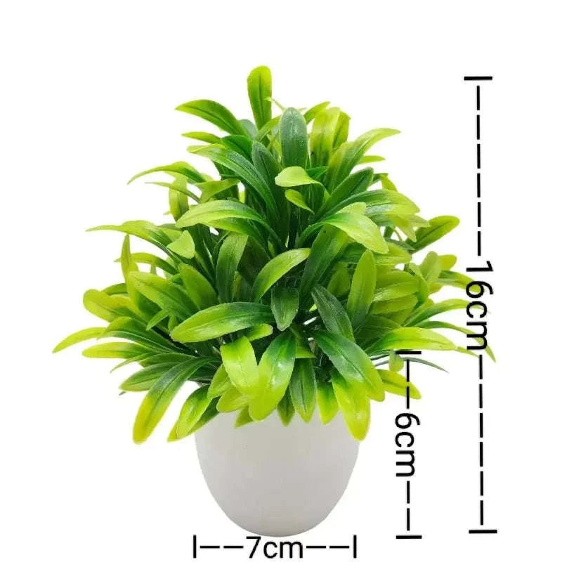 Artificial Plant in Plastic Pot for Effortless Home & Office Decor-1pc Ardisia