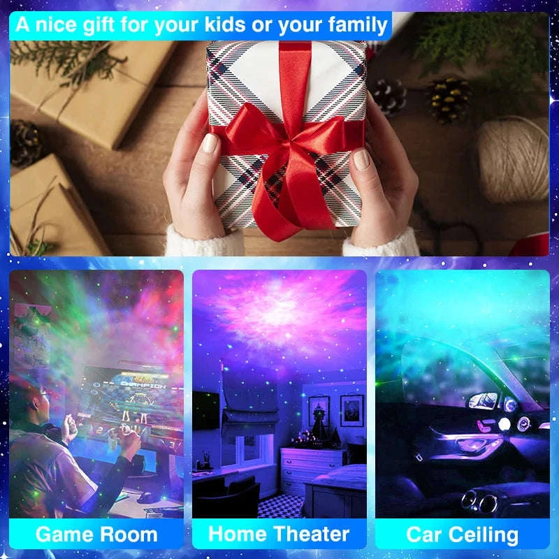 Astronaut Galaxy Projector Night Light with Remote & Timer-Hold Telescope / USB Plug / United States