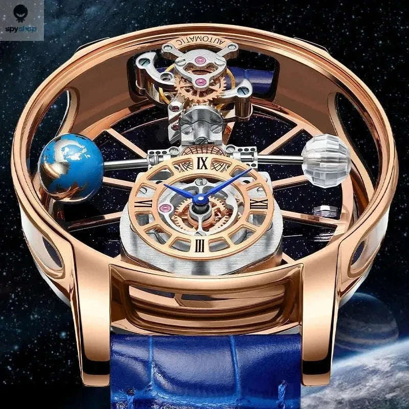 Astronomia Quartz Watch – Modern Design with Precision Timekeeping-blue silver