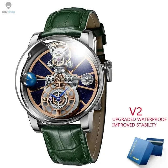 Astronomia Quartz Watch – Modern Design with Precision Timekeeping-blue silver