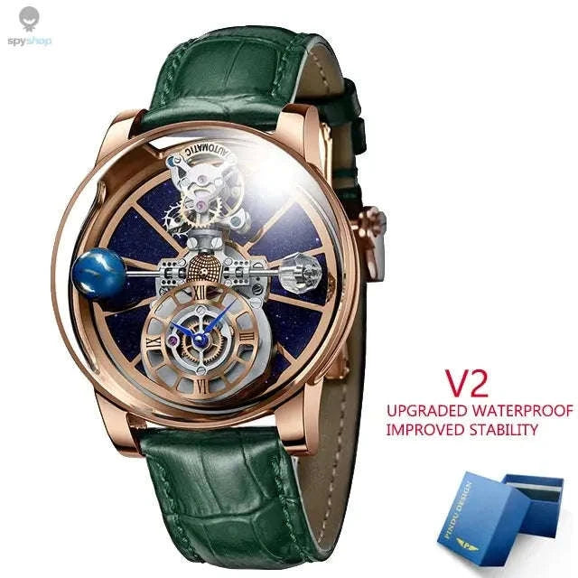 Astronomia Quartz Watch – Modern Design with Precision Timekeeping-blue silver