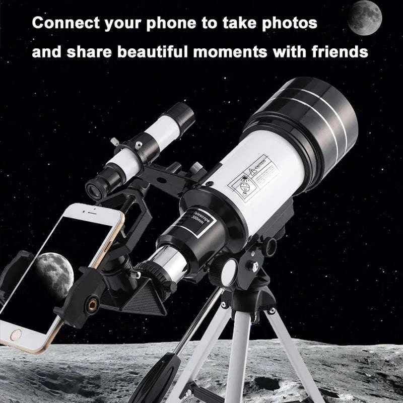 Astronomical Telescope F30070 150× Zoom HD Night Viewing-1.4M tripod