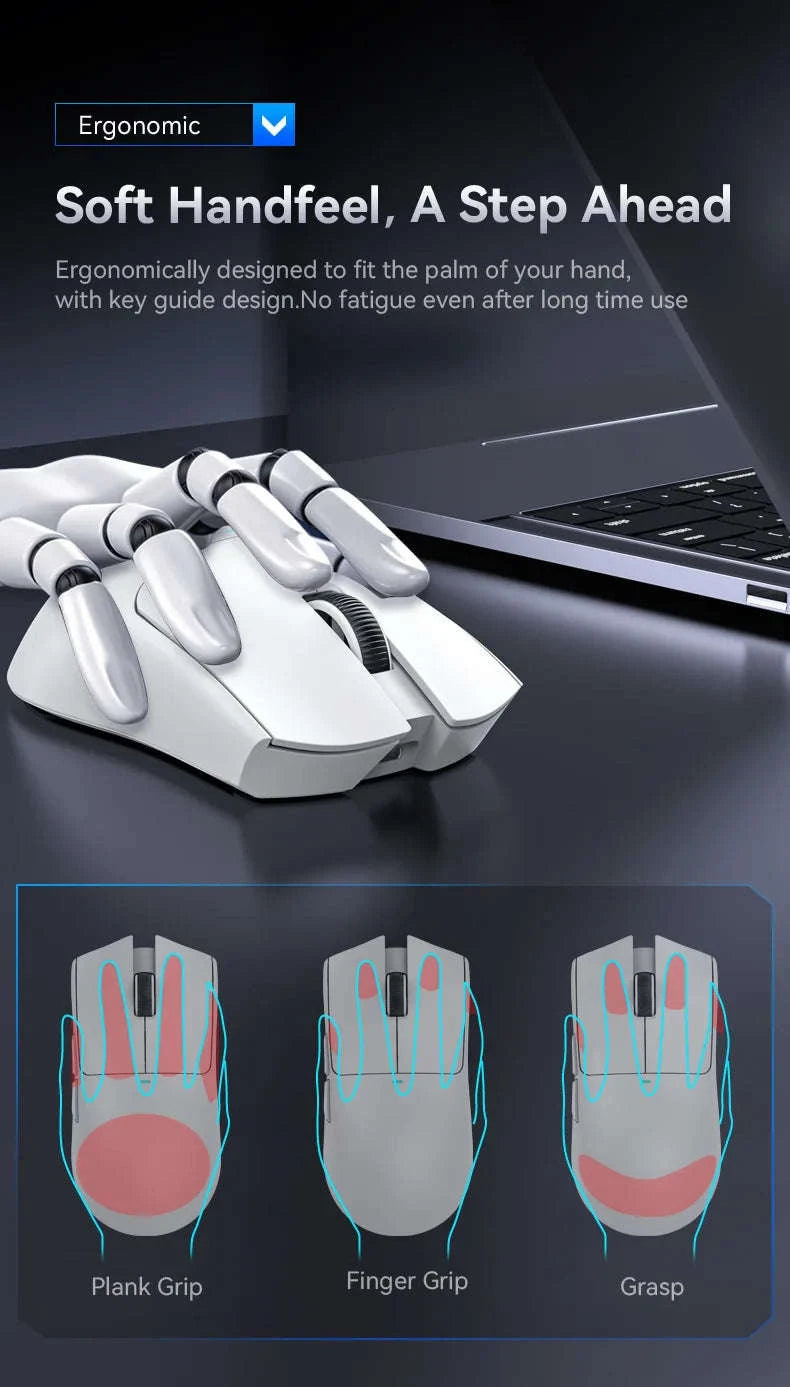 Attack Shark X11 Wireless Gaming Mouse-X11 White