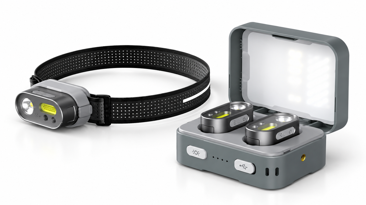 Multifunction headlamp kit on white background