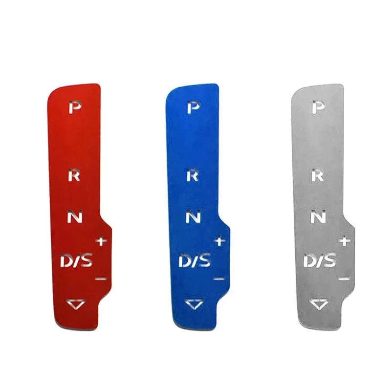 Audi A3 8V Gear Shift Panel Metal Trim Sticker-Australia / Blue