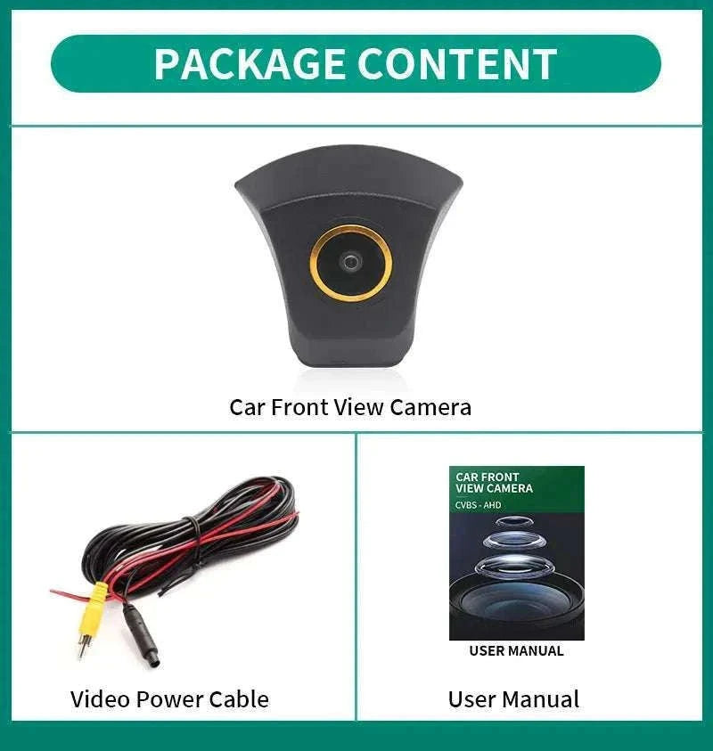 Audi Front View Camera with 170° Wide Angle AHD Lens Upgrade-Front View Camera / 12 V