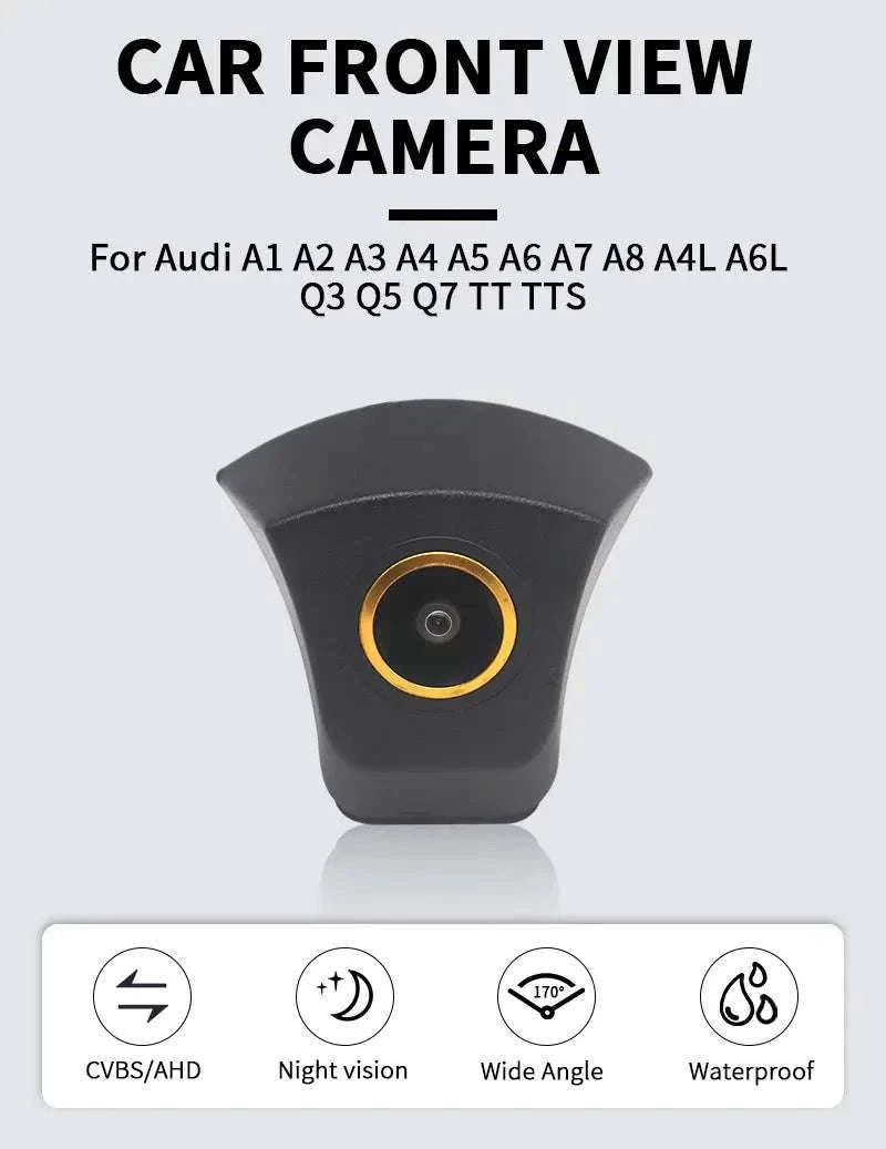 Audi Front View Camera with 170° Wide Angle AHD Lens Upgrade-Front View Camera / 12 V