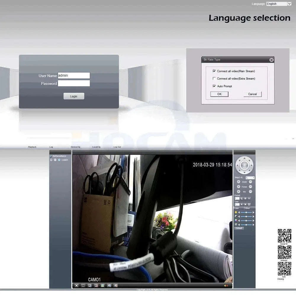 Audio POE Night Vision Mini IP Camera for Indoor Security-3MP / 6mm
