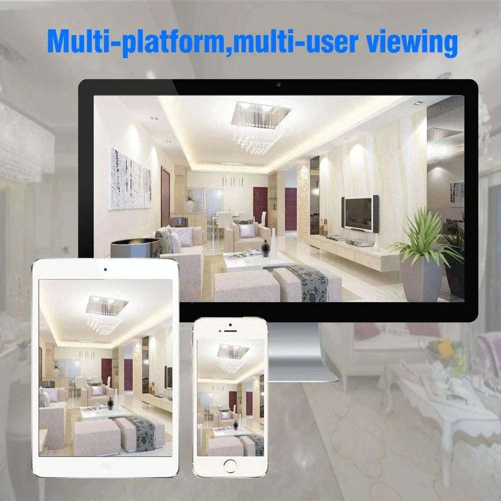 Audio POE Night Vision Mini IP Camera for Indoor Security-3MP / 6mm