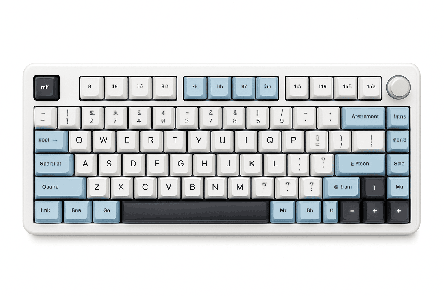 AULA F75 Wireless Mechanical Keyboard RGB 75% Hot Swap 78-Key-Reef Black / White Switch