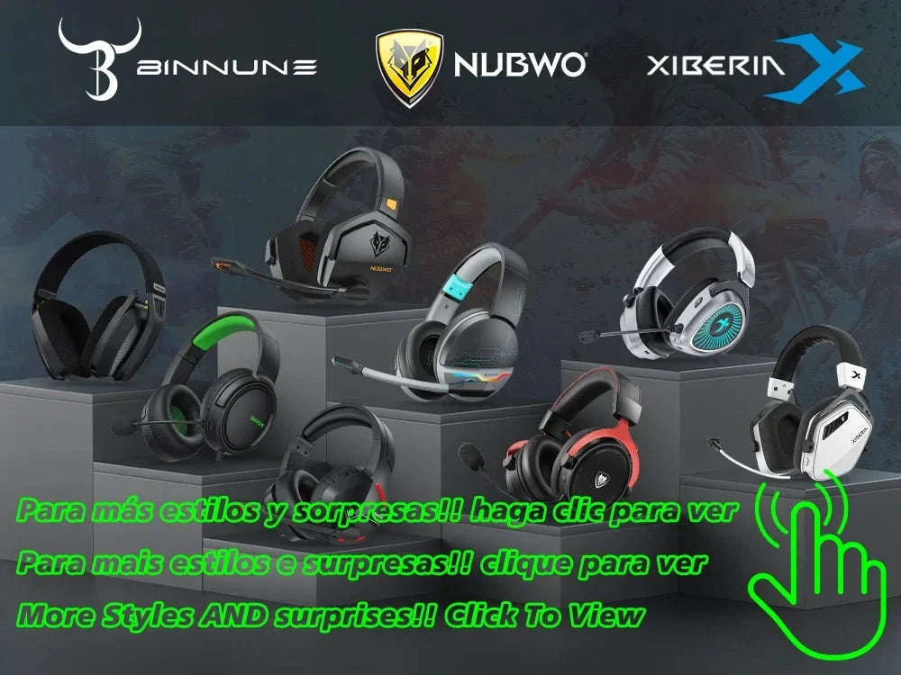 AuraFlex Pro Headset-White Blue