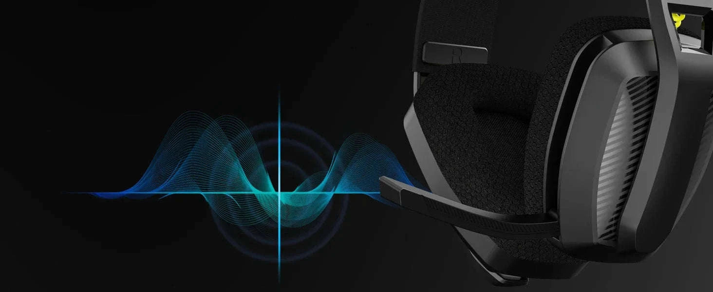 AuraFlex Pro Headset-White Blue