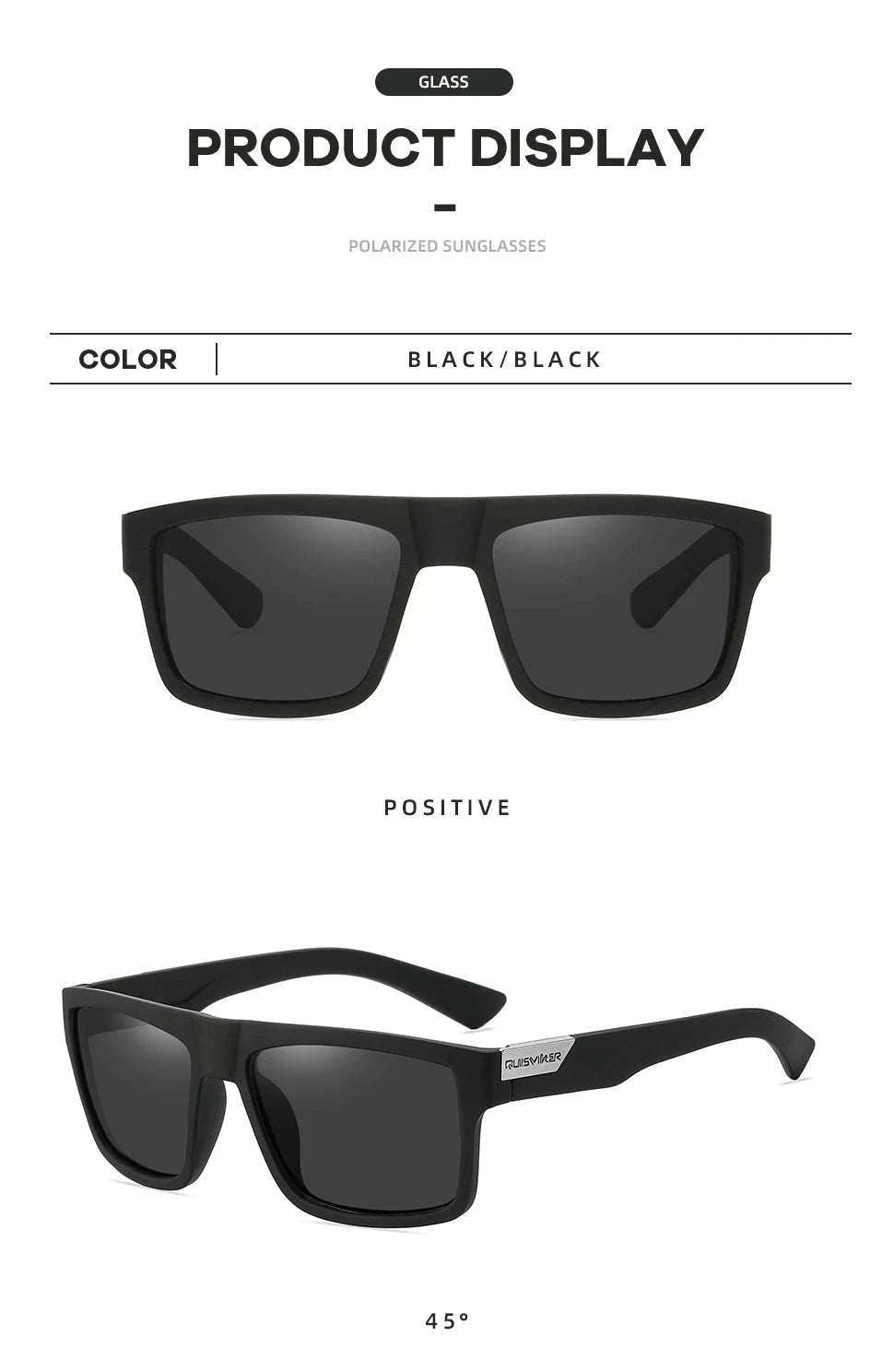 AuraVibe Polarized Sunglasses for Clear, Comfortable Outdoor Vision-F5
