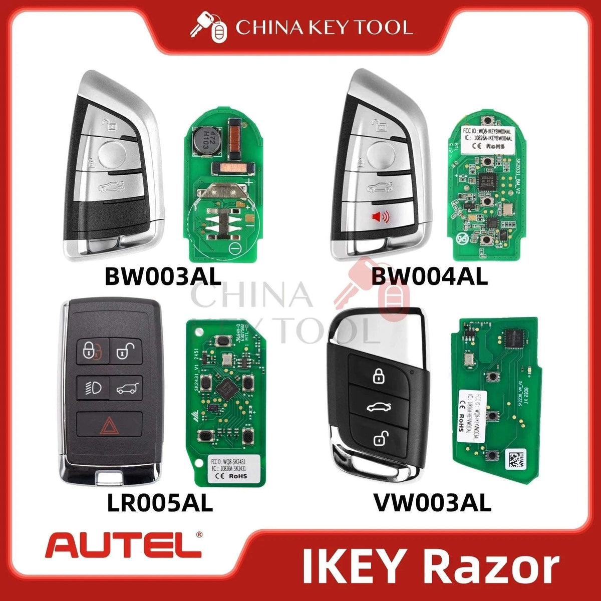 Autel MAXIIM Universal Smart Key Replacement for 700+ Cars-BW004AL / 1PCS