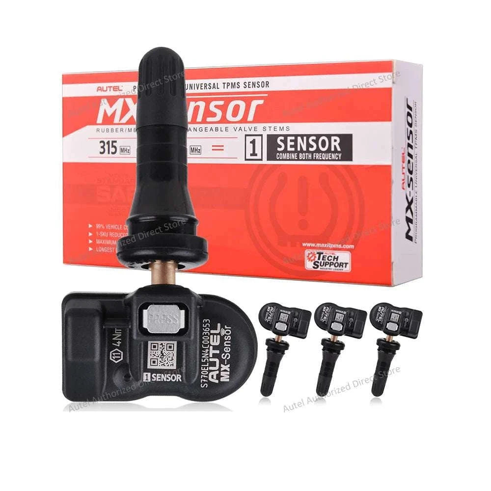 Autel MX-Sensor 2-in-1 TPMS 315MHz & 433MHz Press-In Replacement-4pcs Sensors / United States