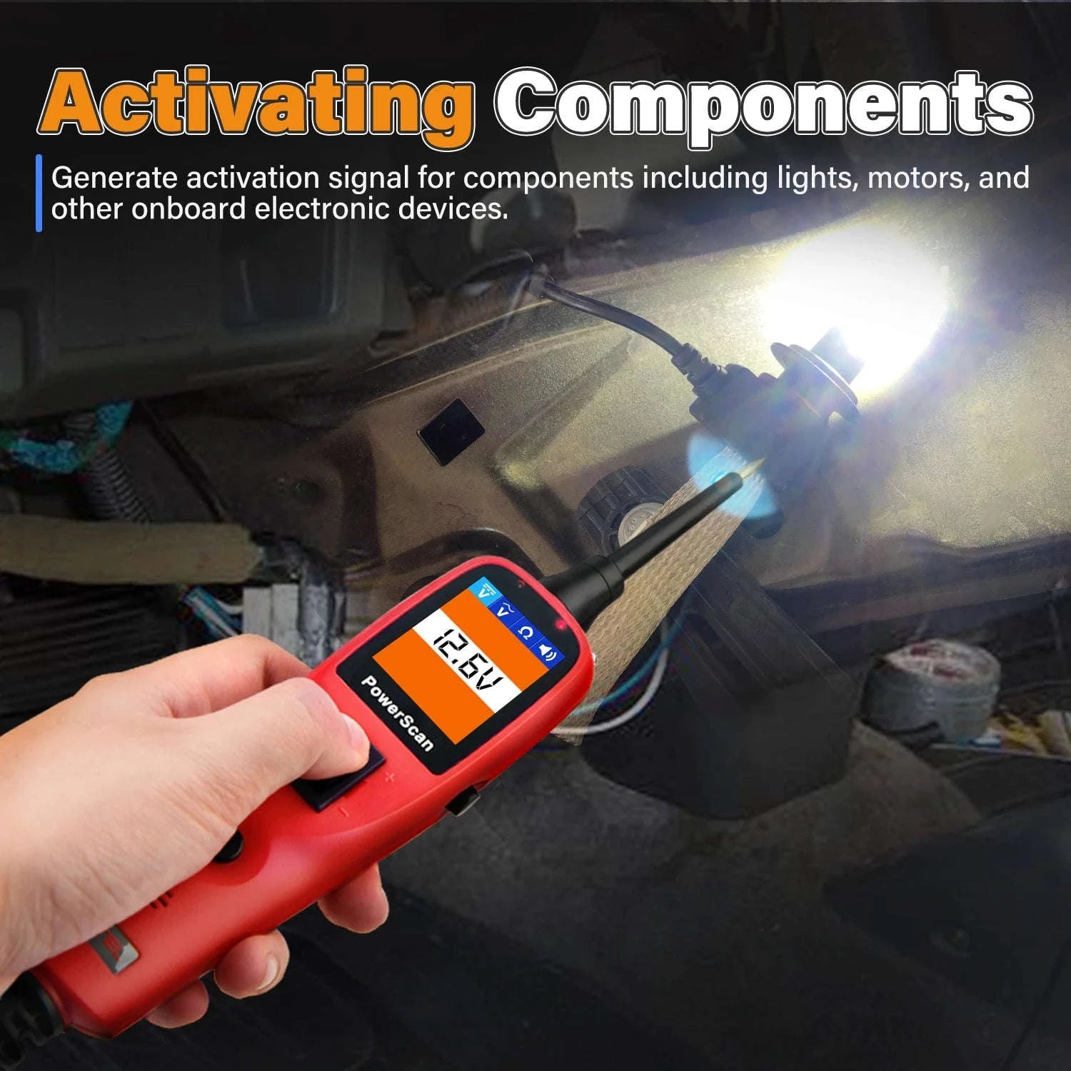 Autel PowerScan PS100 Automotive Circuit Tester and AVOmeter-PS100 Black / English / United States