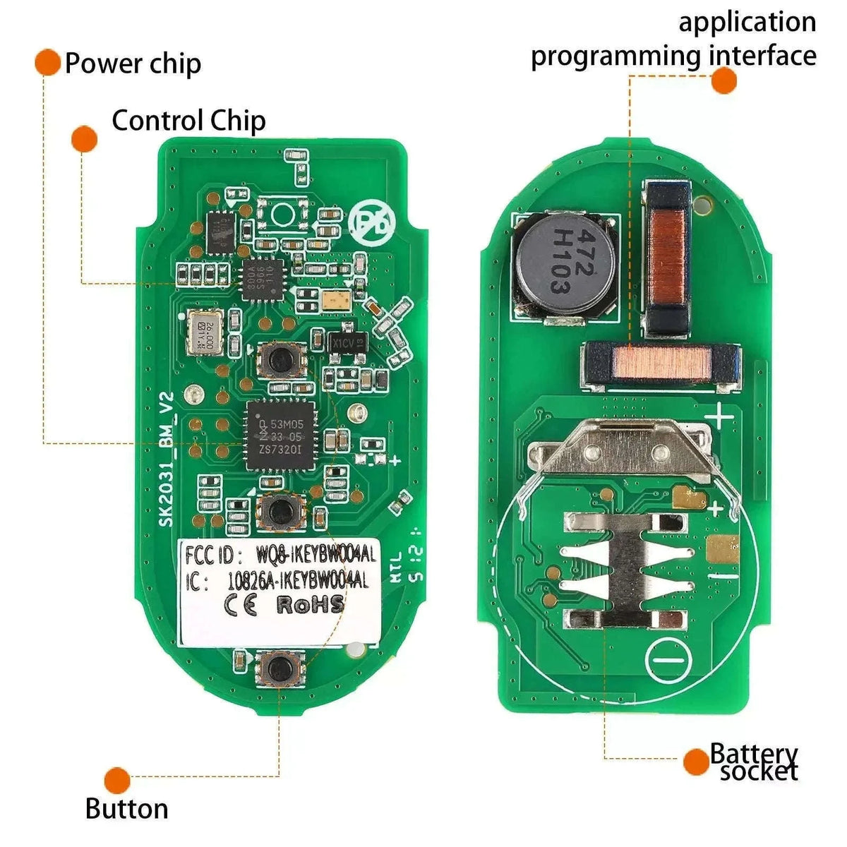 Autel Razor IKEYBW003AL 3-Button Smart Key for BMW-China Mainland
