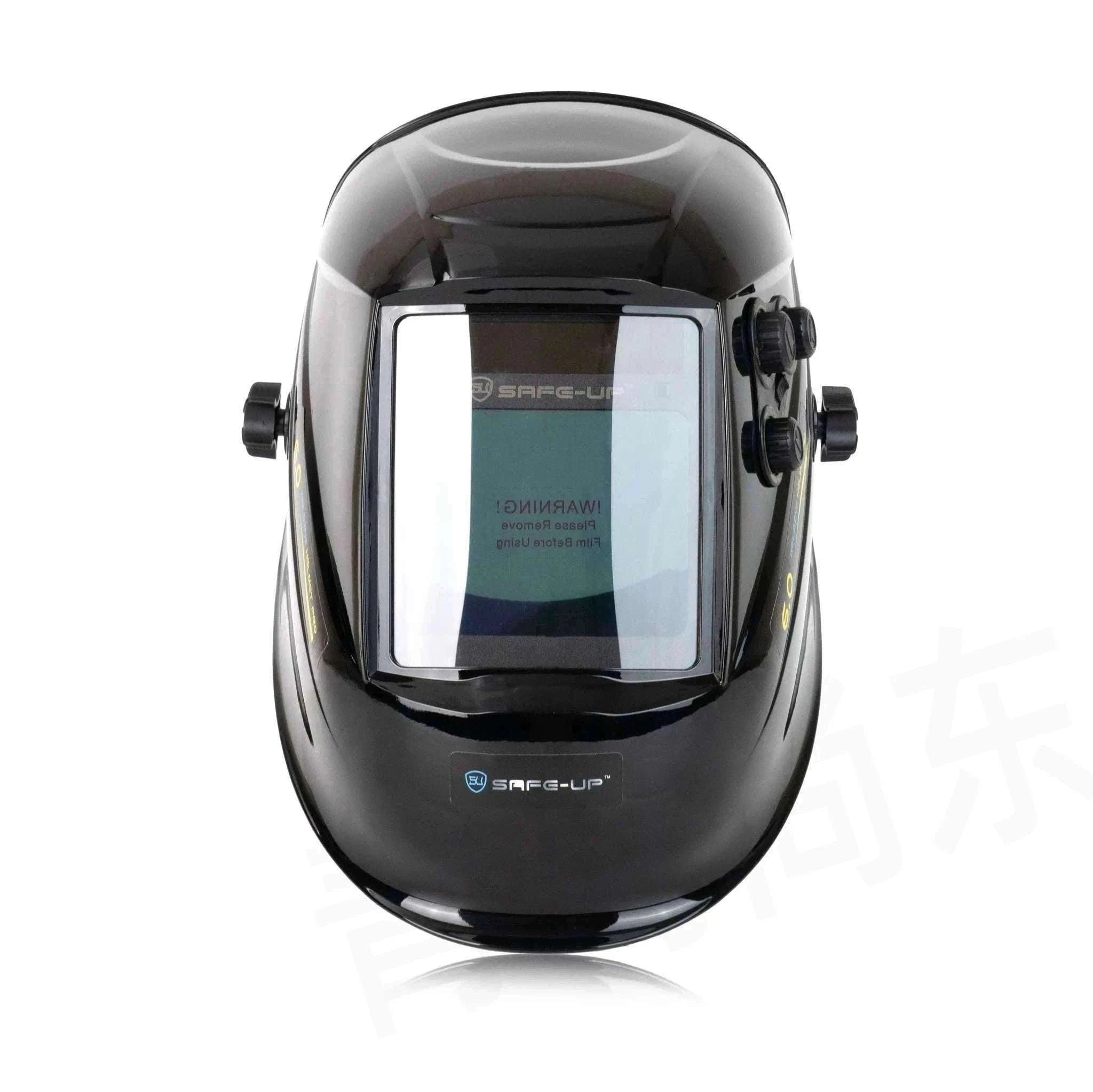 Auto-Darkening Welding Helmet 1/1/1/1 True Color 4 Sensors-UN9k Black