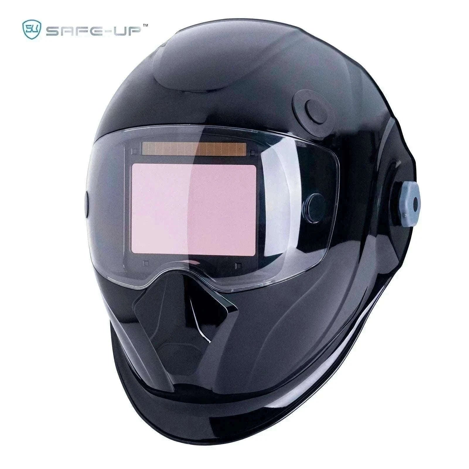 Auto-Darkening Welding Helmet 1/1/1/1 True Color 4 Sensors-UN9k Black