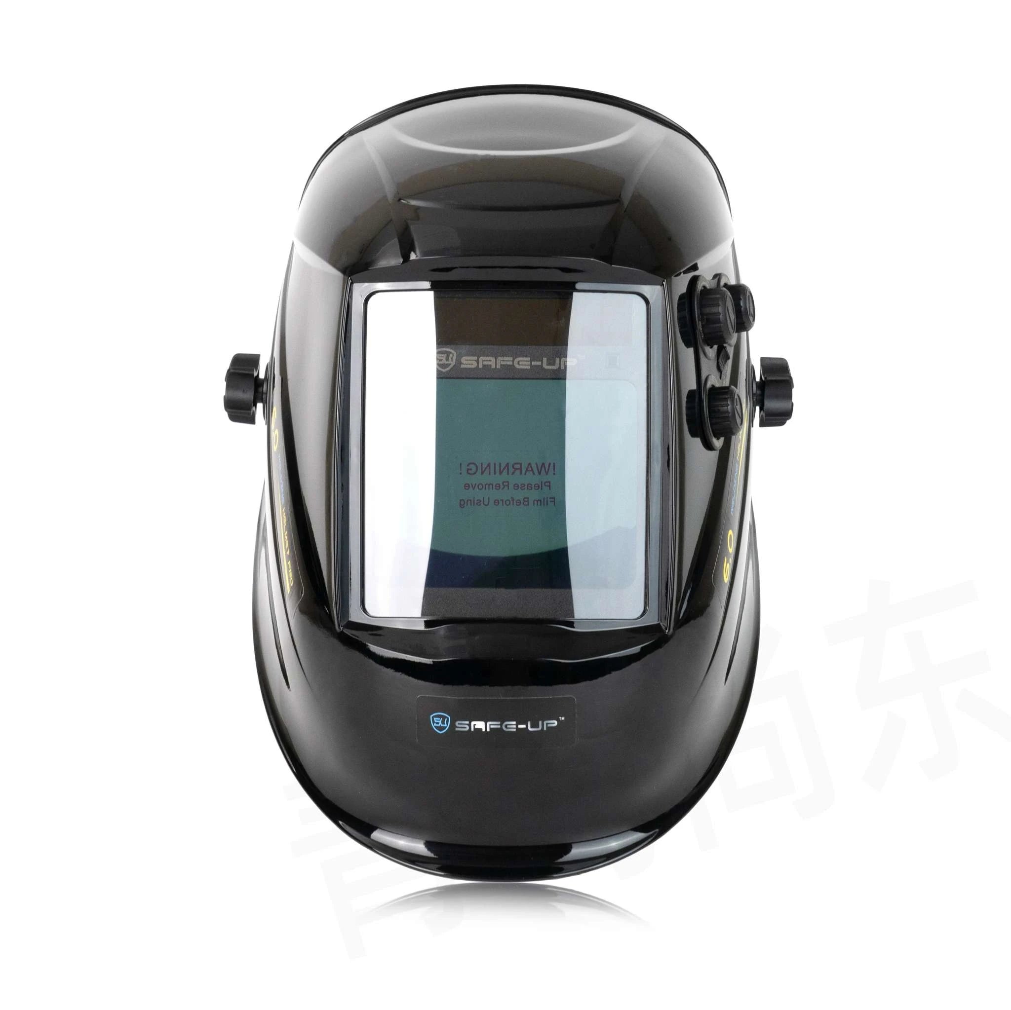 Auto-Darkening Welding Helmet 1/1/1/1 True Color 4 Sensors-UN9k Black
