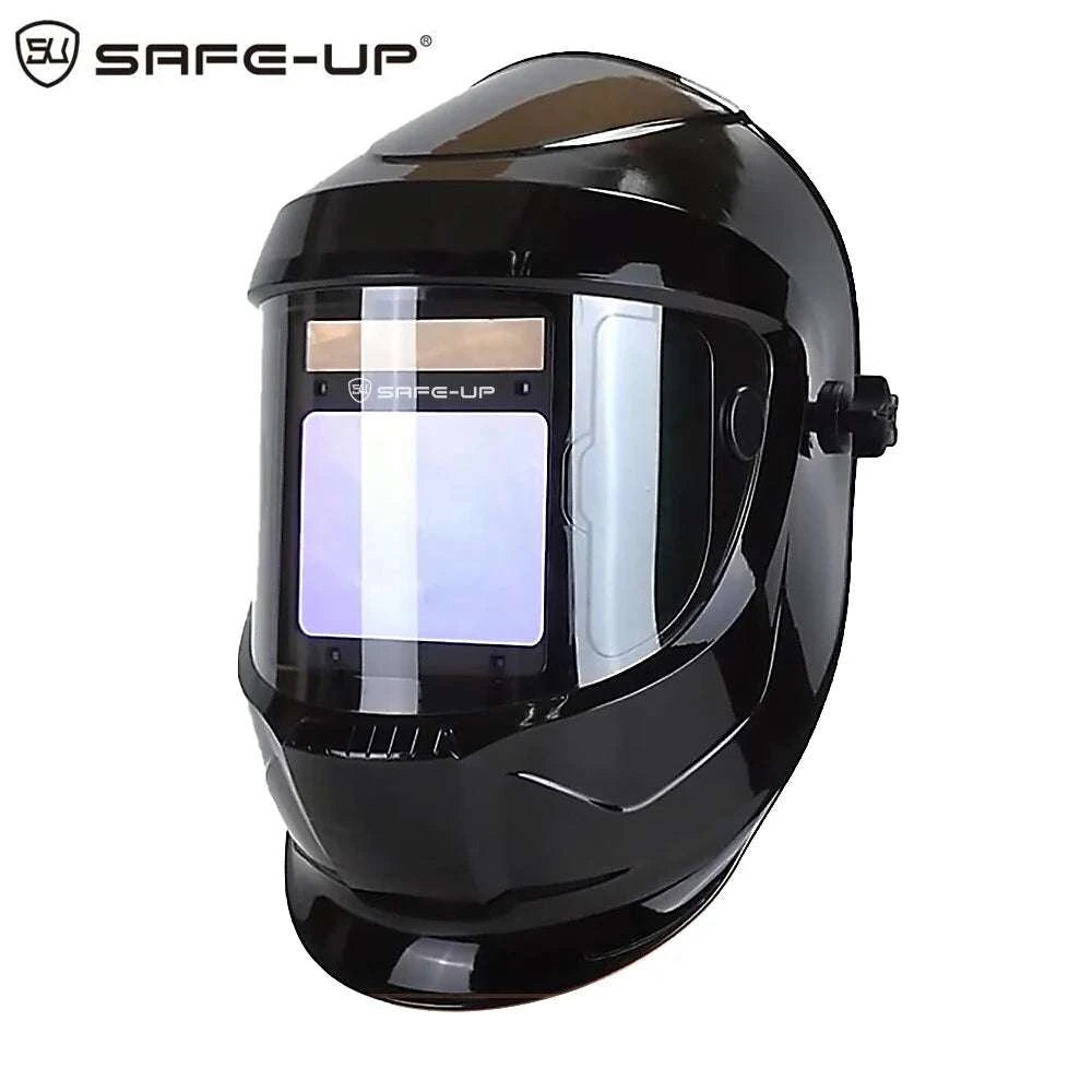 Auto-Darkening Welding Helmet 1/1/1/1 True Color 4 Sensors-UN9k Black