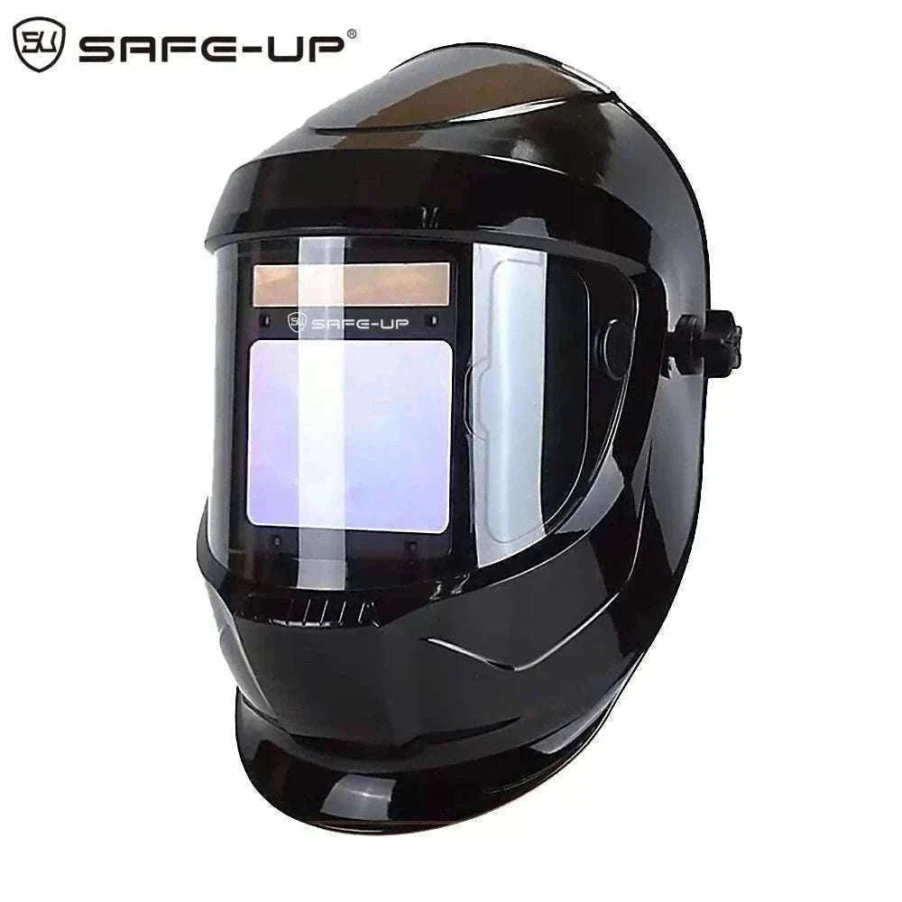 Auto-Darkening Welding Helmet 1/1/1/1 True Color 4 Sensors-UN9k Black