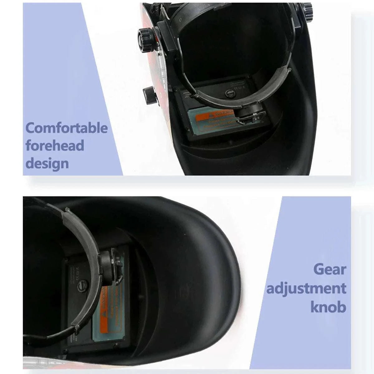 Auto Darkening Welding Helmet with Large View True Color Lens-107