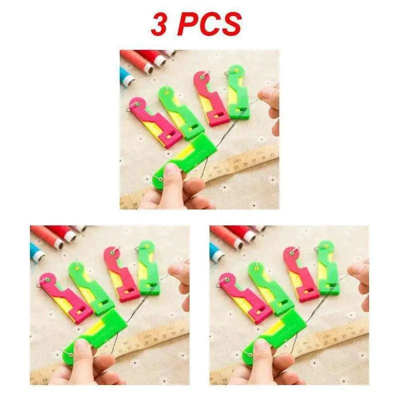 Auto Needle Threader Tool for Easy Hand & Machine Sewing-1pc random color / China Mainland