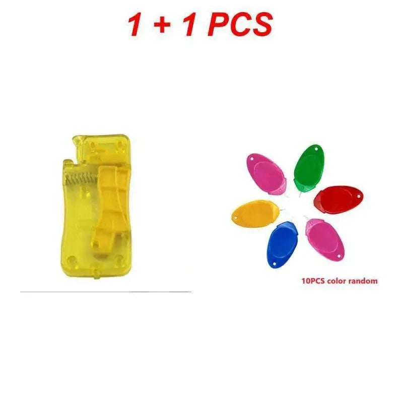 Auto Needle Threader Tool for Easy Hand & Machine Sewing-1pc random color / China Mainland