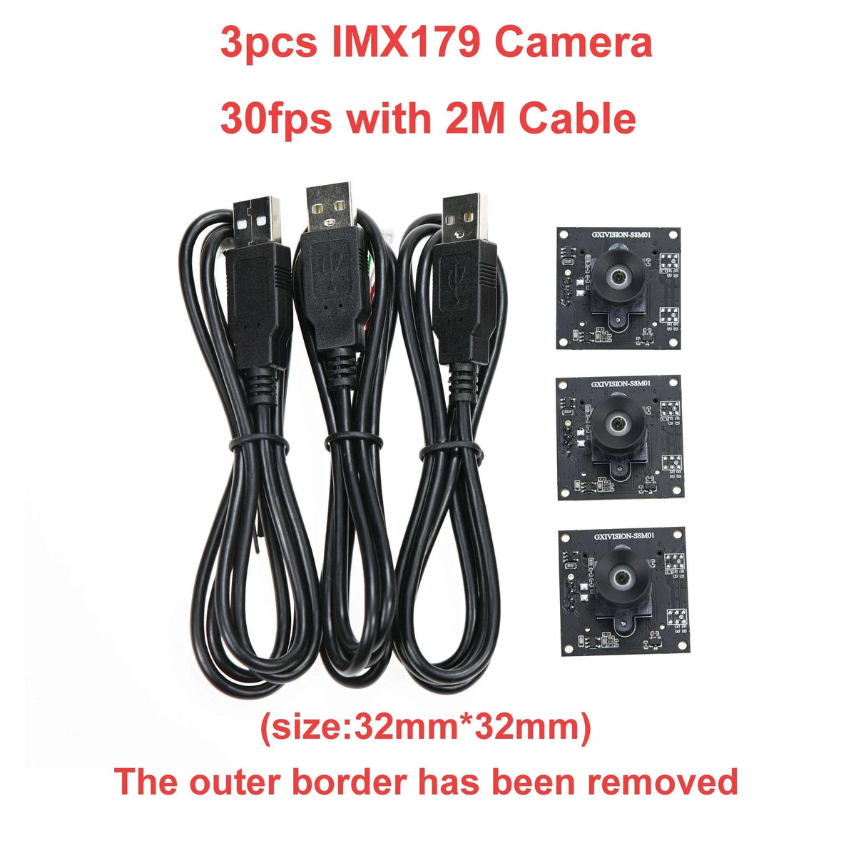 Autodarts Camera Module Set (3pcs)-OV9732 1MP