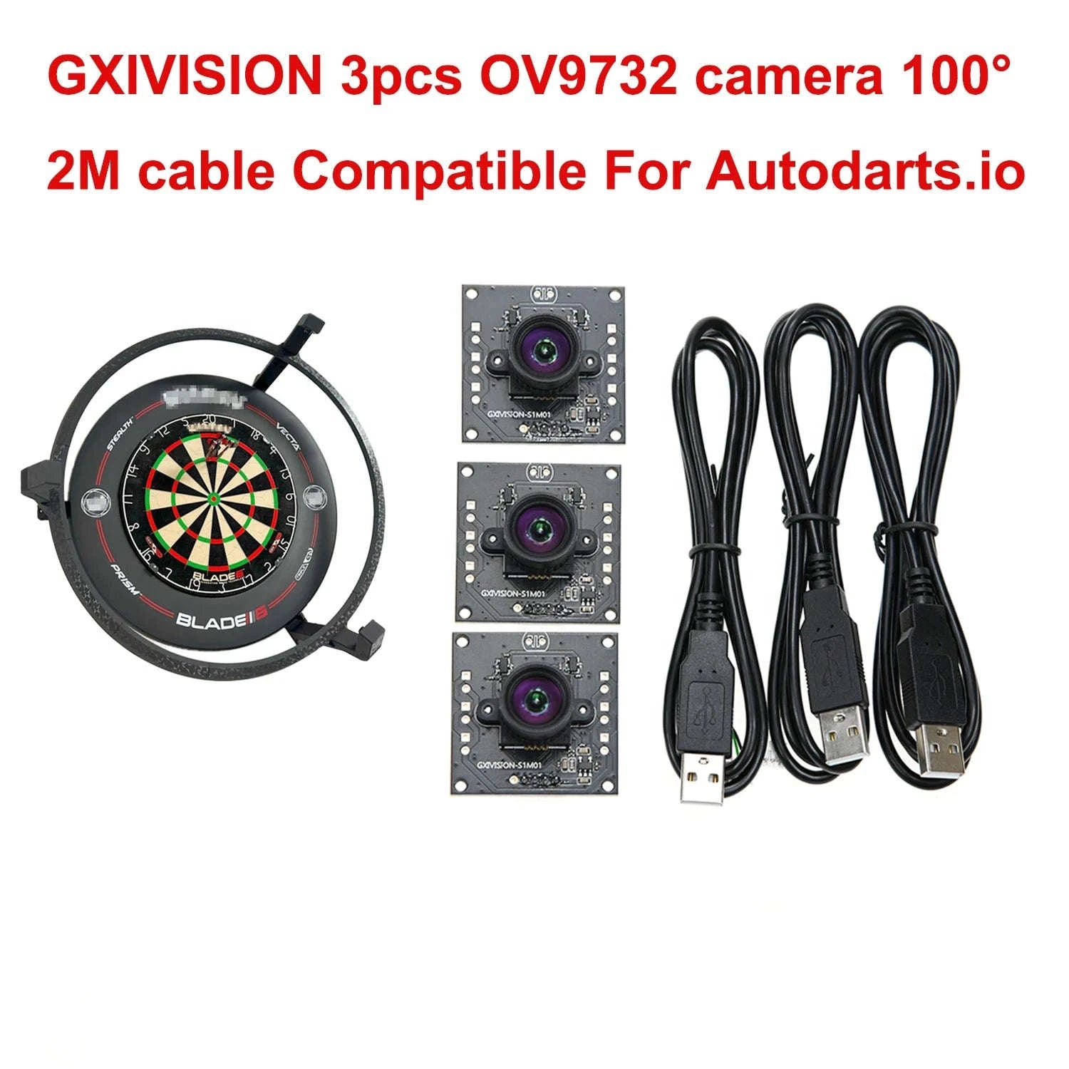 Autodarts Camera Module Set (3pcs)-OV9732 1MP