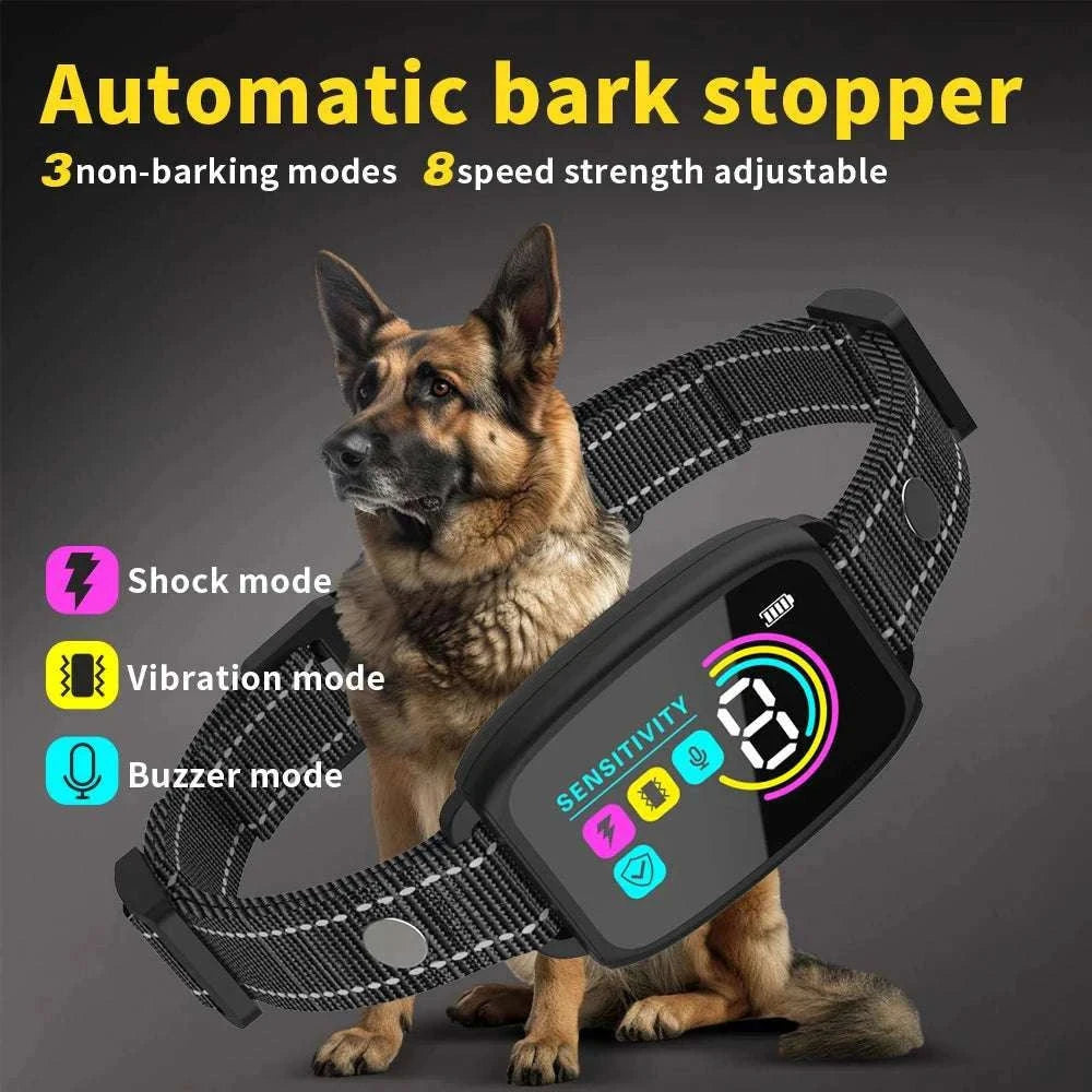 Automatic Anti Bark Dog Collar with Rechargeable Waterproof Design-Default Title