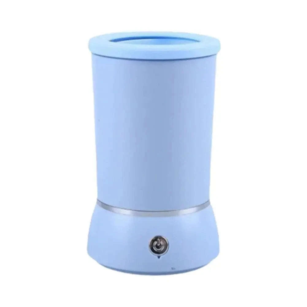 Automatic Dog Paw Cleaner Electric Grooming Cup-Blue