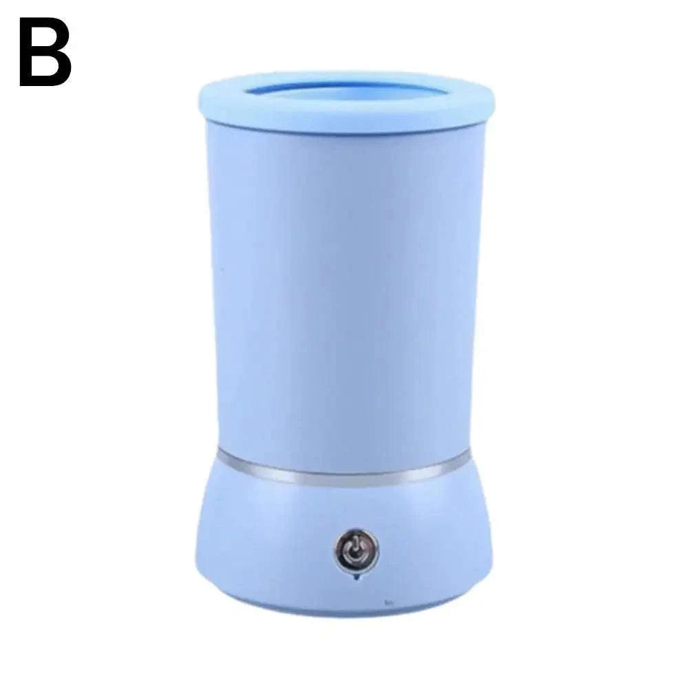 Automatic Dog Paw Cleaner Electric Grooming Cup-Blue