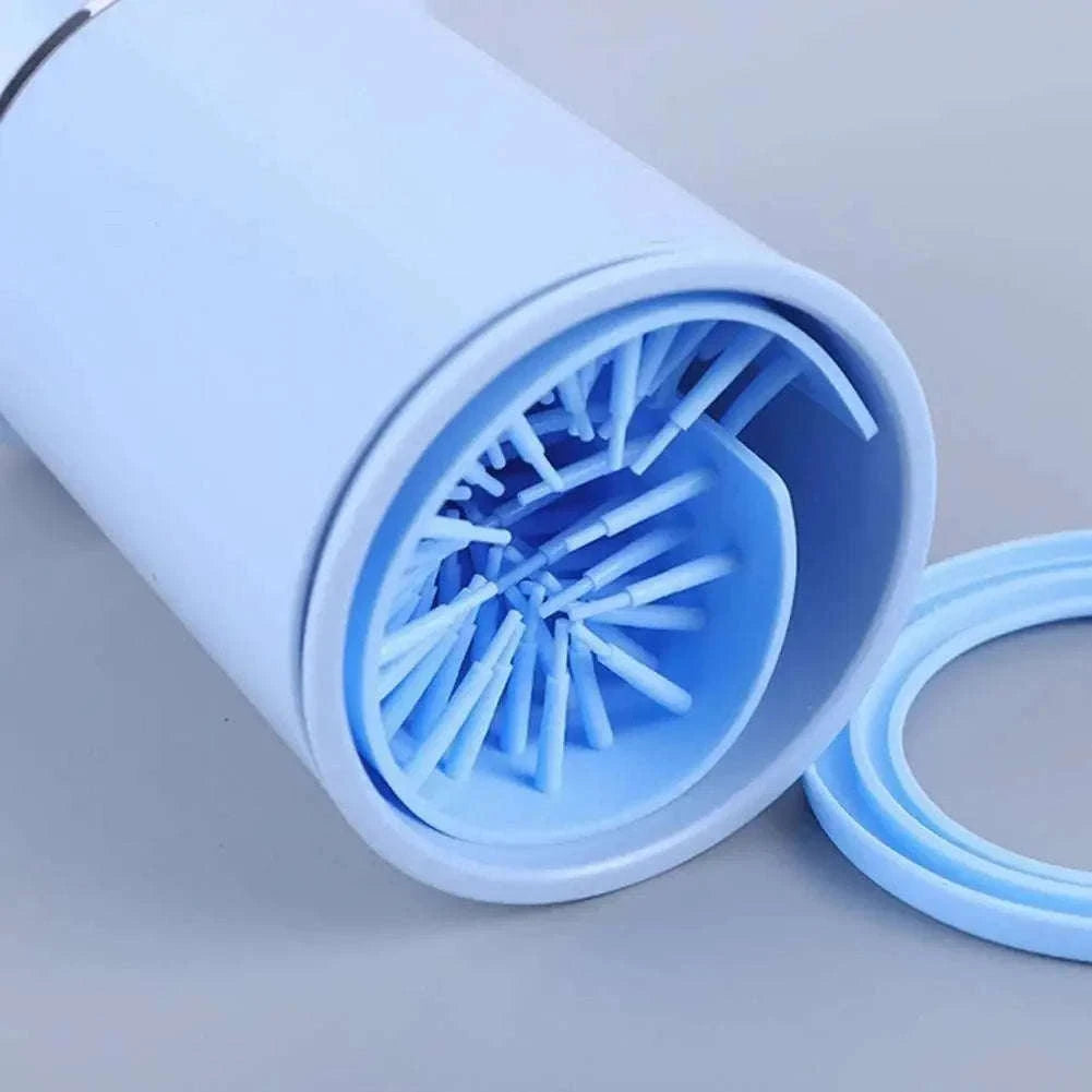 Automatic Dog Paw Cleaner Electric Grooming Cup-Blue