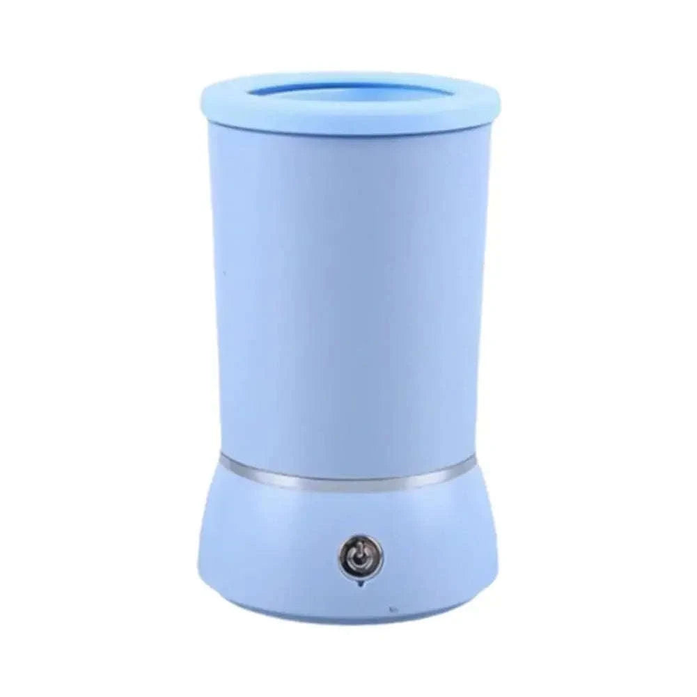Automatic Dog Paw Cleaner Electric Grooming Cup-Blue