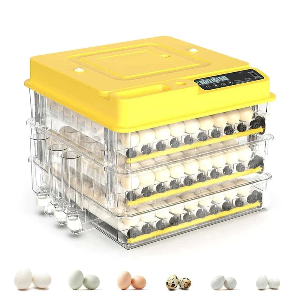 Automatic Egg Incubator 36–216 Capacity with Auto Turning Control-108 Eggs / United States
