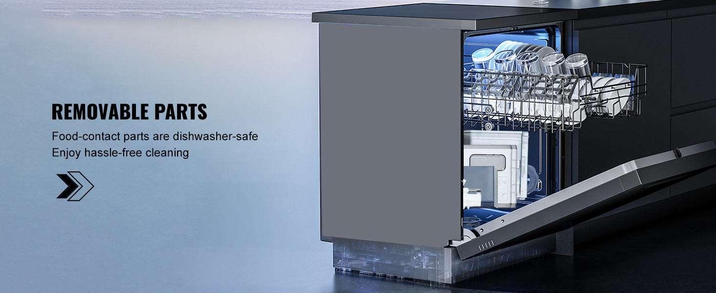 Automatic Electric Pasta Maker with 4 Modes & 500g Capacity-United States