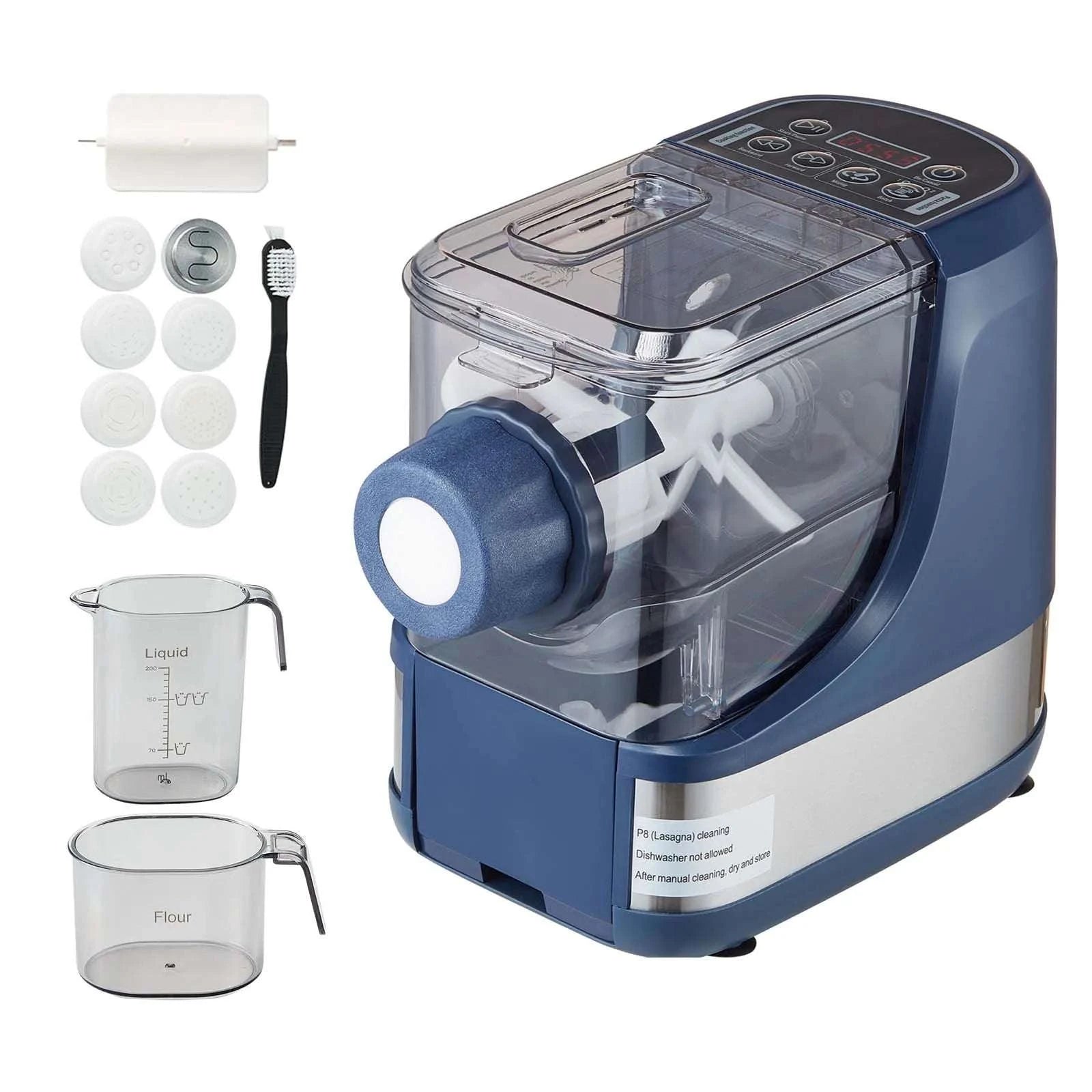 Automatic Electric Pasta Maker with 4 Modes & 500g Capacity-United States