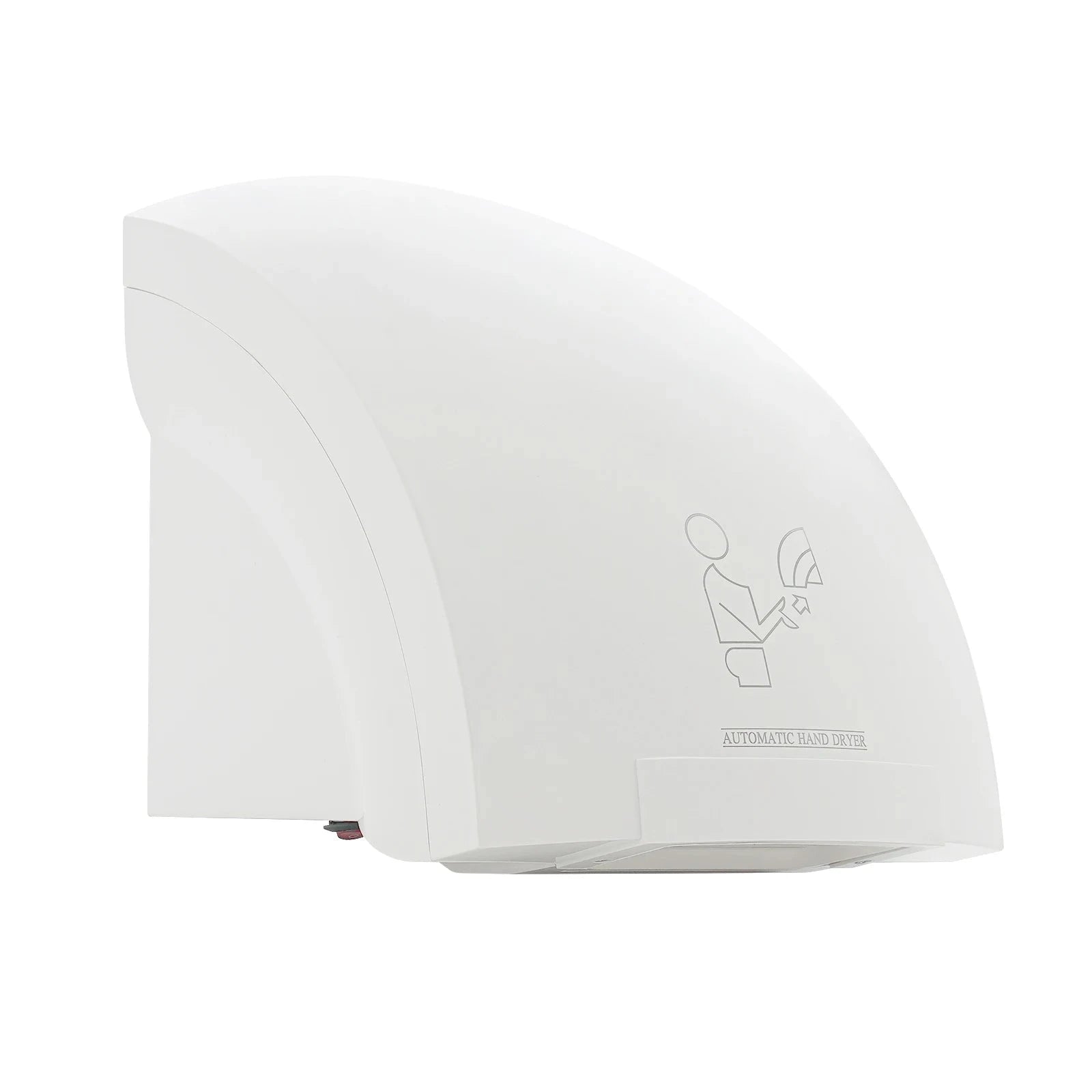 Automatic Infrared Hand Dryer 1200W Wall-Mounted Fast Drying-WHITE / United States