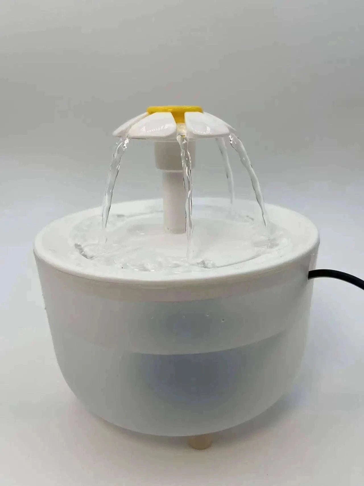 Automatic Pet Water Fountain with Quiet USB Filtration-USB 5V / Wood lotus flowers / 1.2L 15  15  9 CM