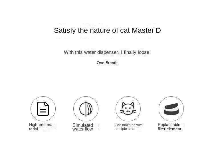 Automatic Pet Water Fountain with Quiet USB Filtration-USB 5V / Wood lotus flowers / 1.2L 15  15  9 CM