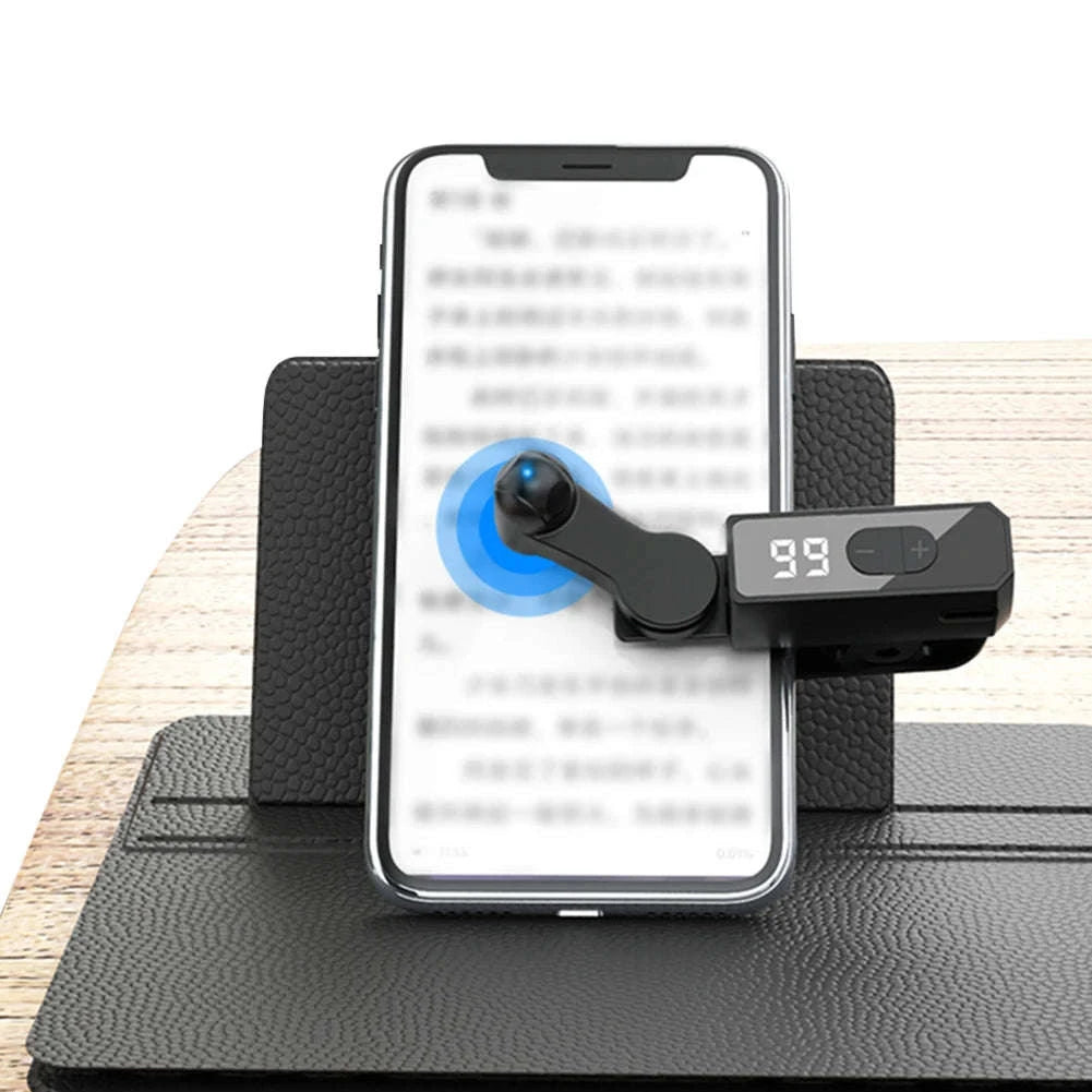 Automatic Phone Screen Clicker with Adjustable Speed and Display-black / No / france
