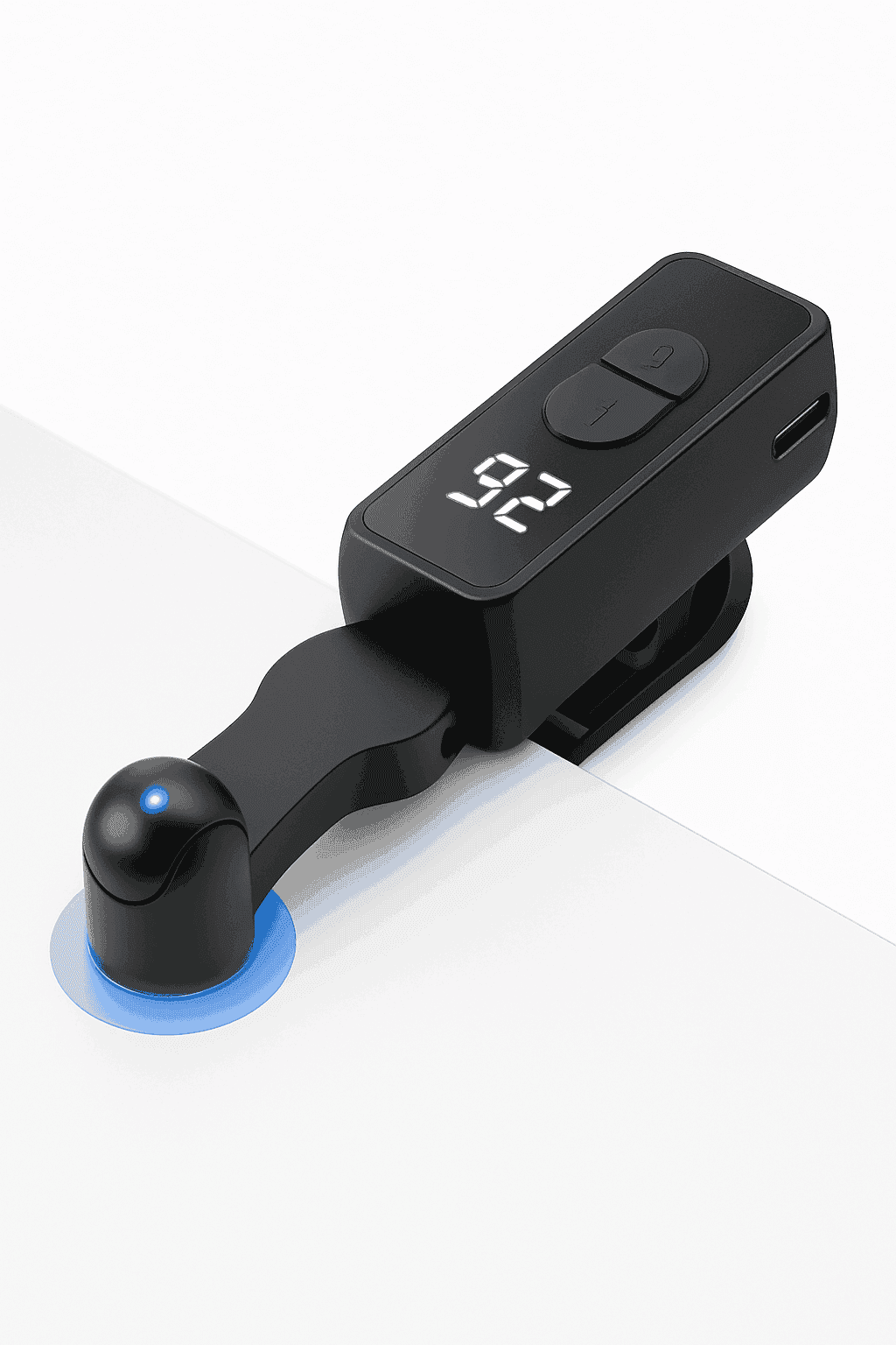 Automatic Phone Screen Clicker with Adjustable Speed and Display-black / No / france
