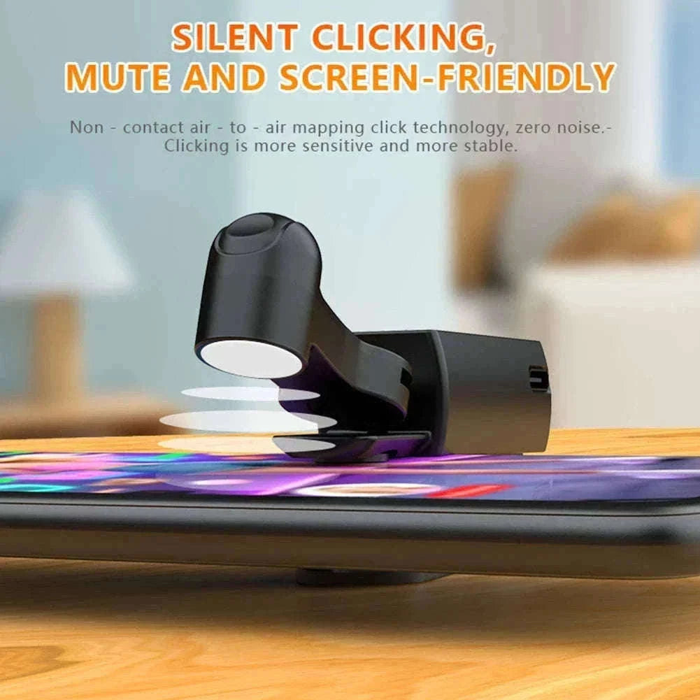 Automatic Phone Screen Clicker with Adjustable Speed and Display-black / No / france